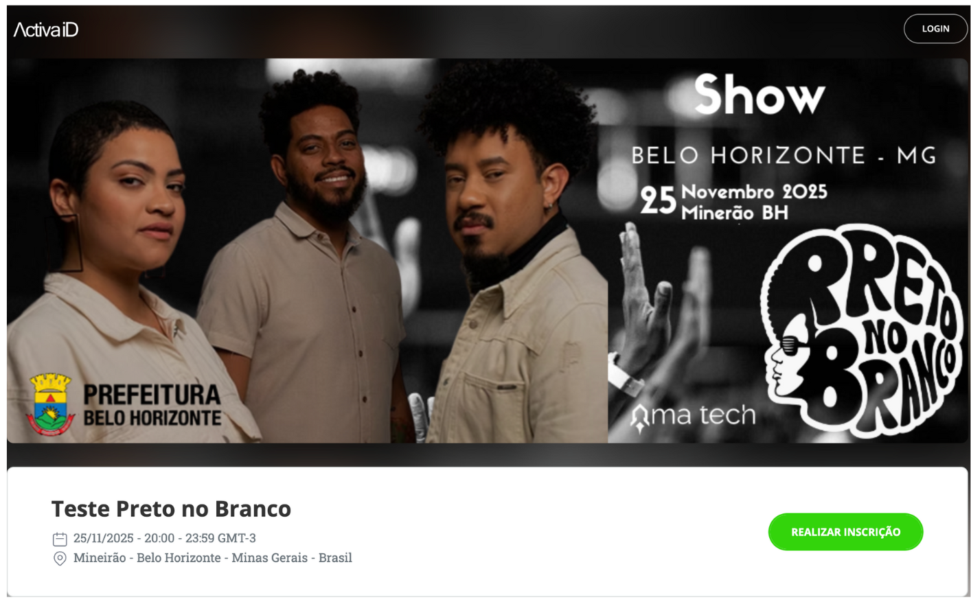 Formulário de Inscrição Personalizado